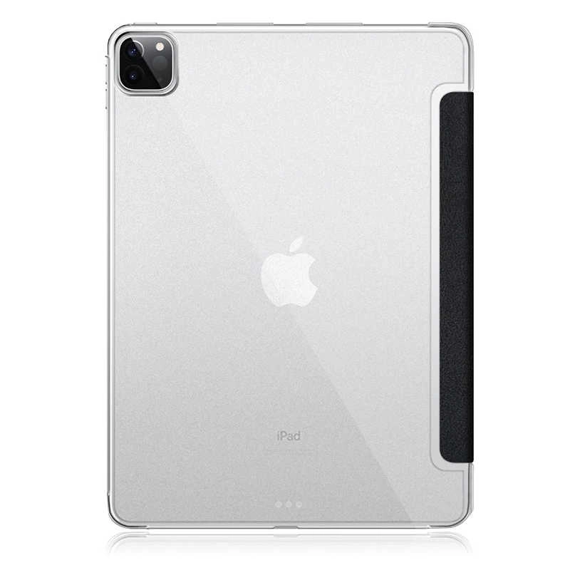 iPad Uyumlu Pro 12.9 2022 M2 Zore Smart Kapak Standlı 1-1 Kılıf-Kırmızı