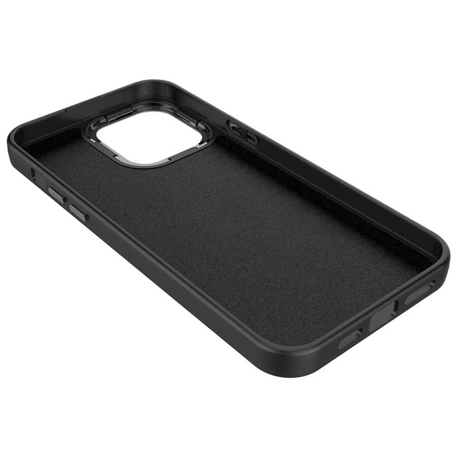 Xiaomi Uyumlu  Redmi 9A Kılıf Metal Çerçeve ve Buton Tasarımlı Silikon Zore Luna Kapak