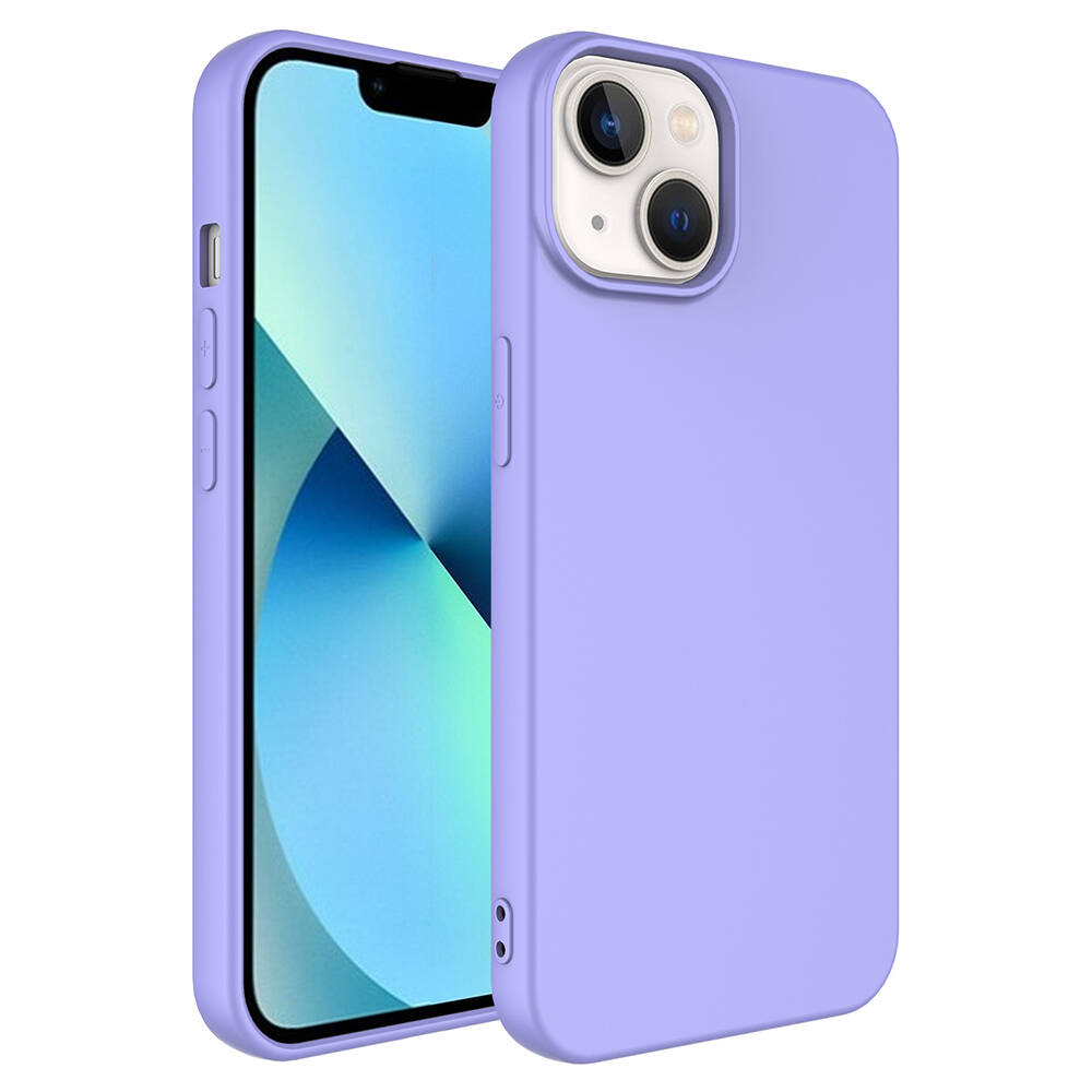 iPhone Uyumlu 14 Kılıf Zore LSR Lansman Kapak-Lila