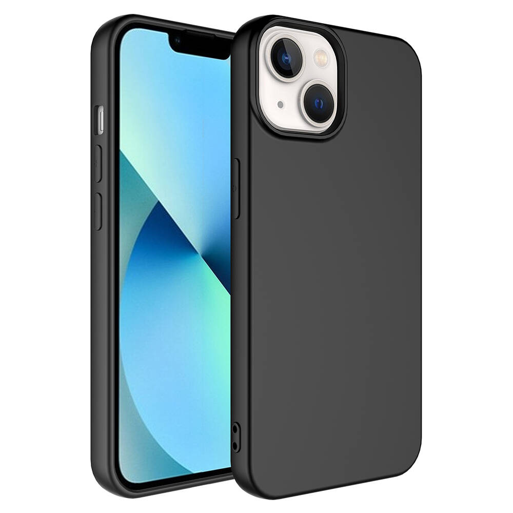 iPhone Uyumlu 14 Kılıf Zore LSR Lansman Kapak-Siyah