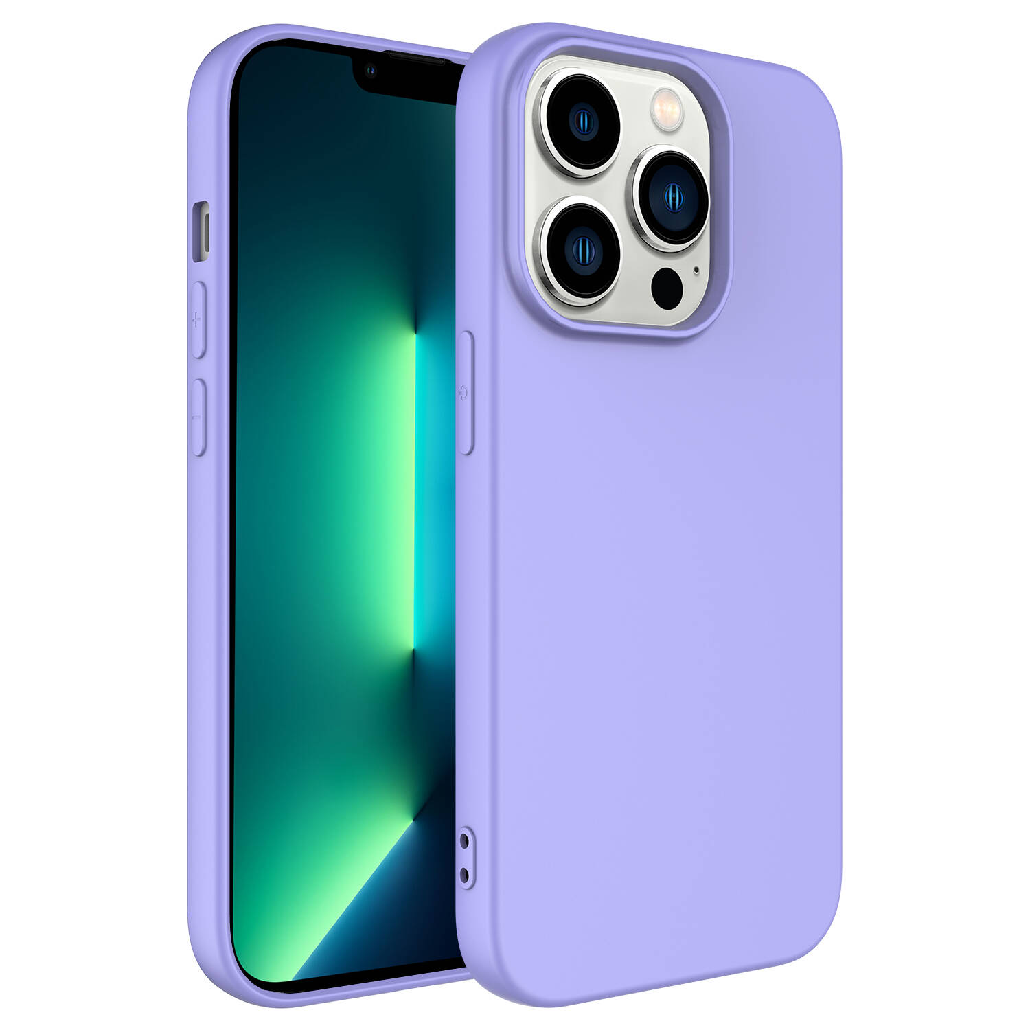 iPhone Uyumlu 14 Pro Max Kılıf Zore LSR Lansman Kapak-Lila
