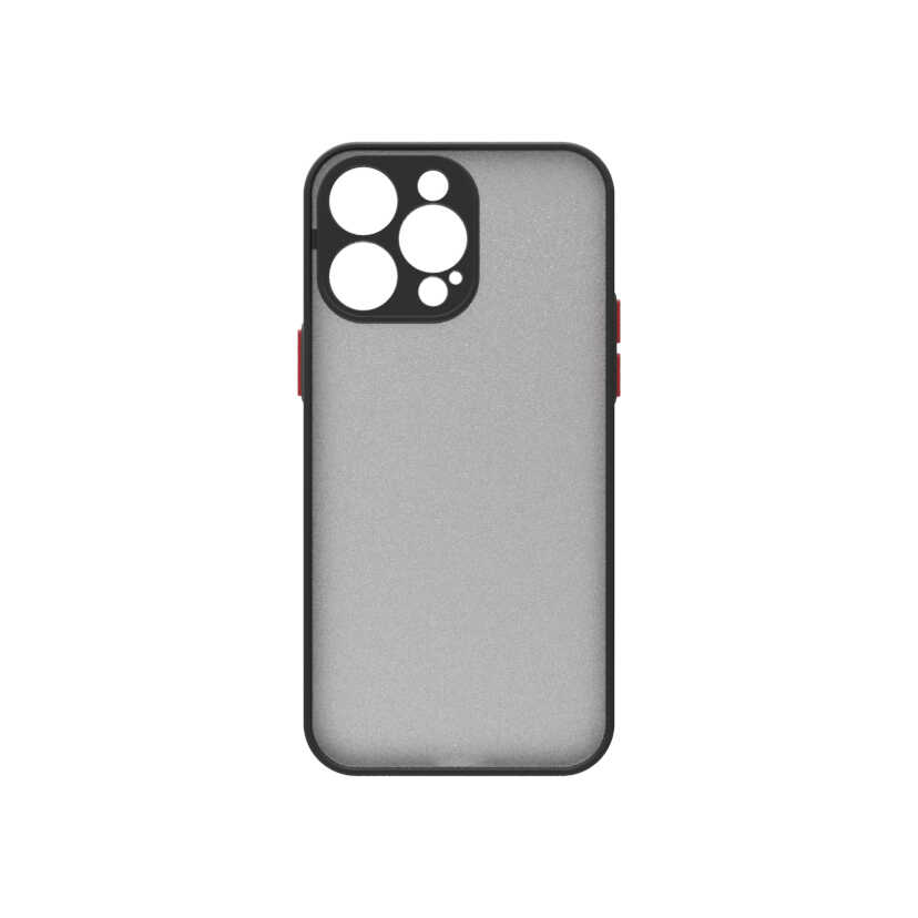 iPhone Uyumlu 14 Pro Kılıf Zore Hux Kapak-Siyah