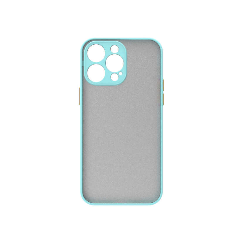iPhone Uyumlu 14 Pro Kılıf Zore Hux Kapak-Turkuaz