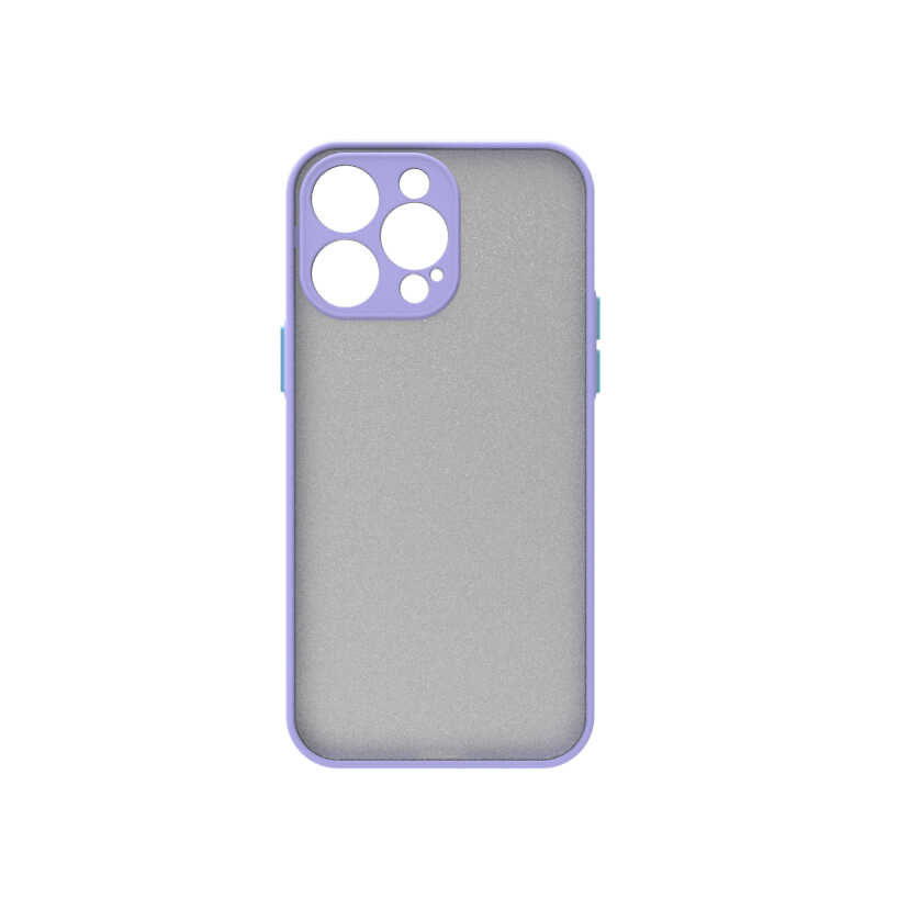 iPhone Uyumlu 14 Pro Max Kılıf Zore Hux Kapak-Lila