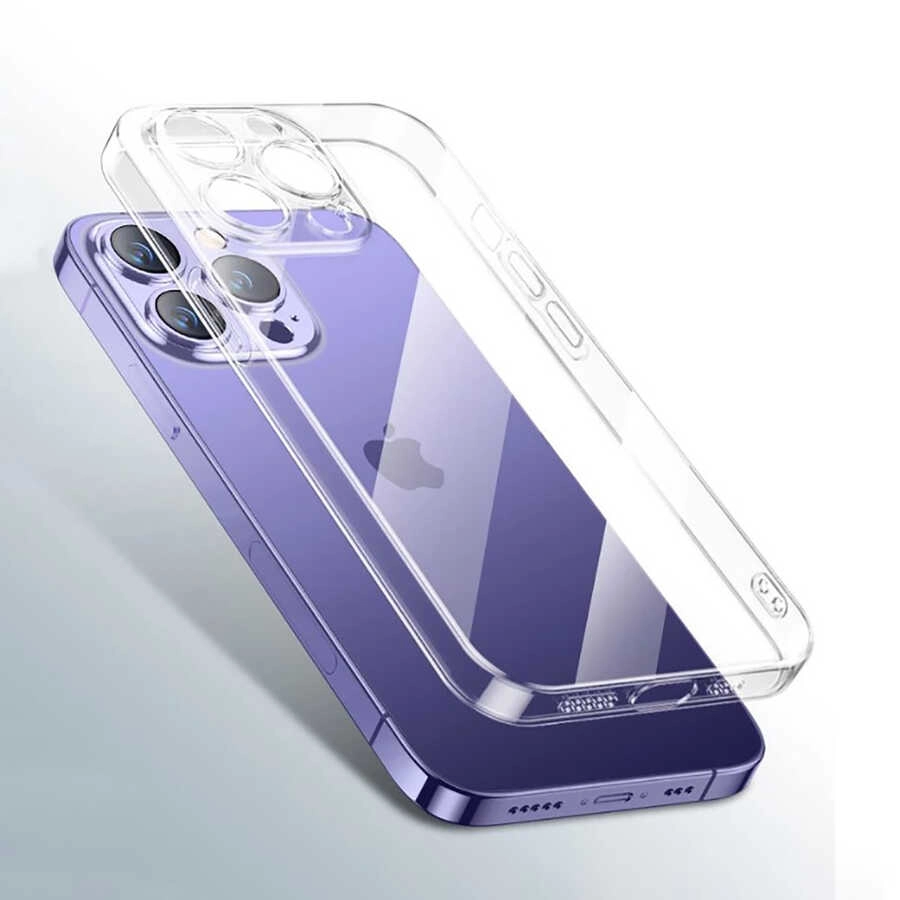 iPhone Uyumlu 13 Pro Kılıf Şeffaf Sert PC Zore Vayt Kapak