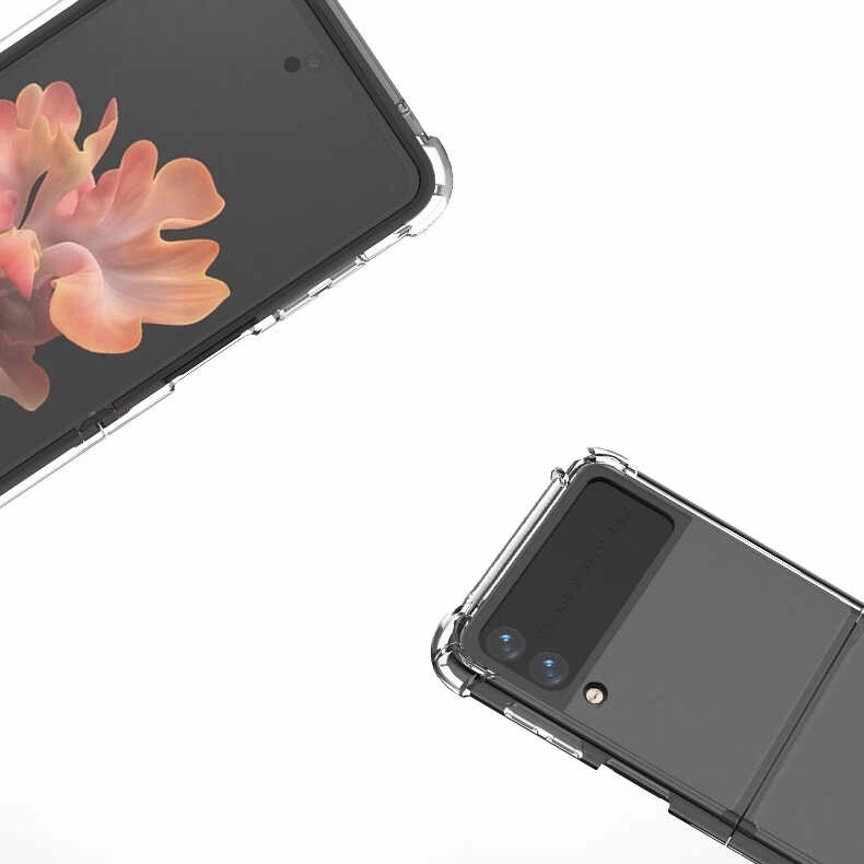 Galaxy Uyumlu Z Flip 3 Kılıf Zore Nitro Anti Shock Silikon