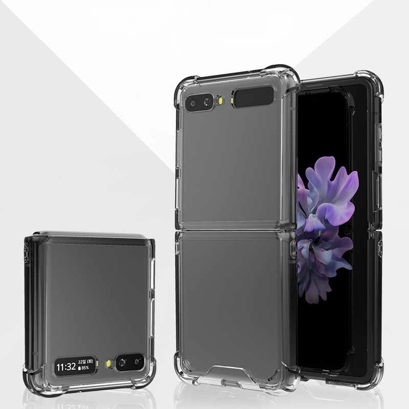 Galaxy Uyumlu Z Flip 3 Kılıf Zore Nitro Anti Shock Silikon