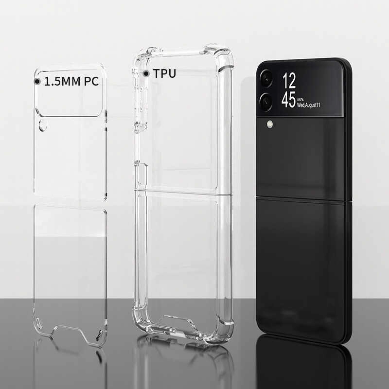 Galaxy Uyumlu Z Flip 3 Kılıf Zore Nitro Anti Shock Silikon
