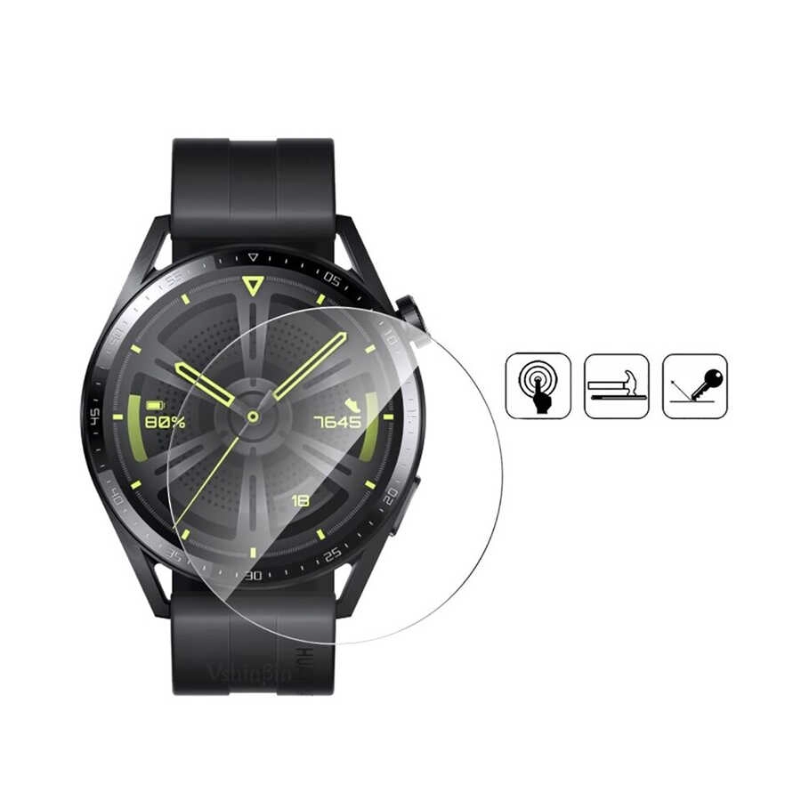 Huawei Uyumlu Watch GT 3 46mm Zore Narr Tpu Body Ekran Koruyucu