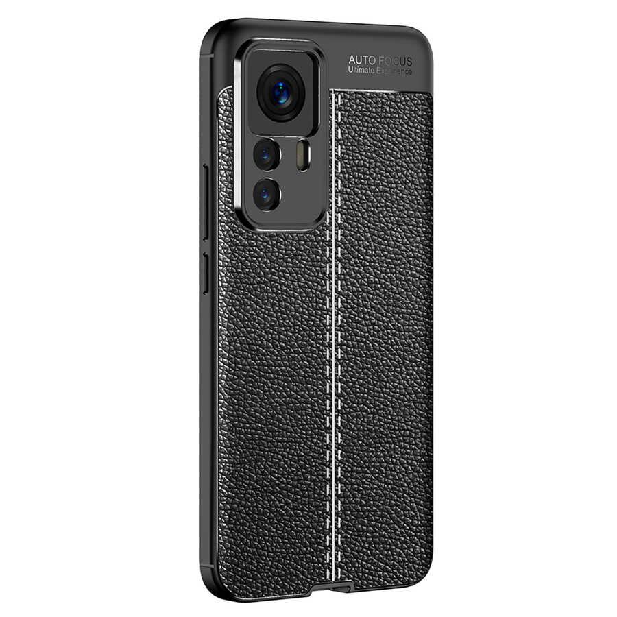 Xiaomi Uyumlu  Mi 12T Kılıf Zore Niss Silikon Kapak-Siyah