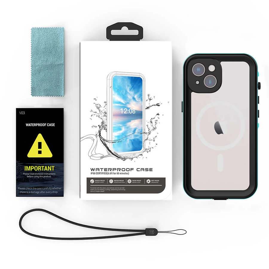 iPhone Uyumlu 14 Plus Kılıf 1-1 Su Geçirmez Kılıf