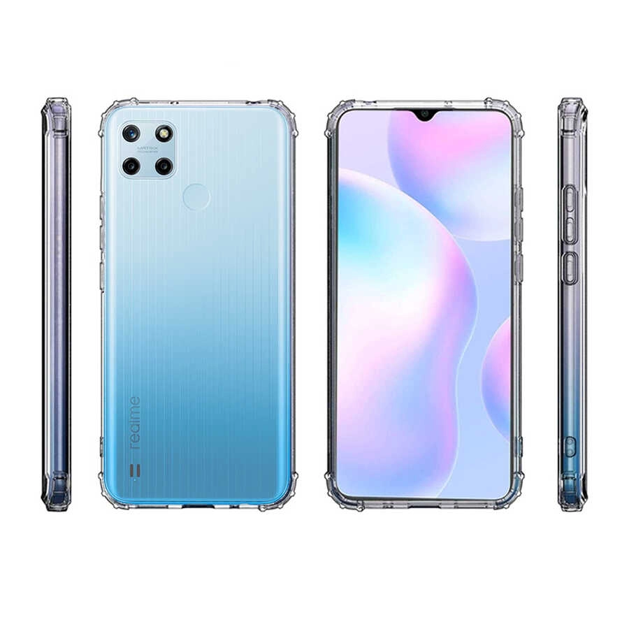 Realme C25Y Kılıf Zore 2mm Anti Shock Silikon
