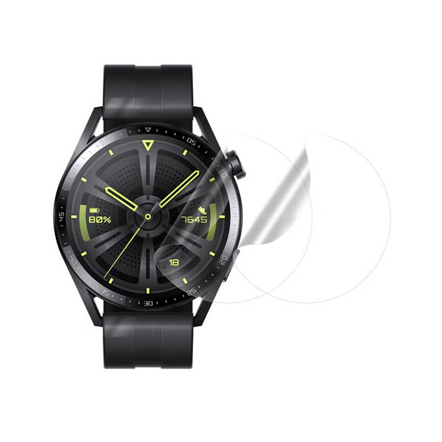 Huawei Uyumlu Watch GT 3 Pro 46mm Zore Narr Tpu Body Ekran Koruyucu