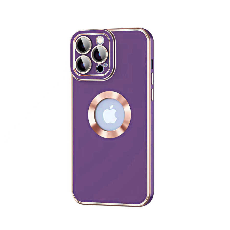 iPhone Uyumlu 14 Pro Kılıf Zore Kongo Kapak-Koyu mor