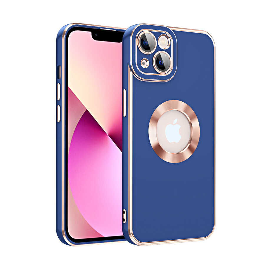 iPhone Uyumlu 14 Plus Kılıf Zore Kongo Kapak-Lacivert