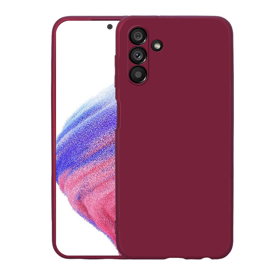 Galaxy Uyumlu A04S Kılıf Zore Mara Lansman Kapak-Koyu mor