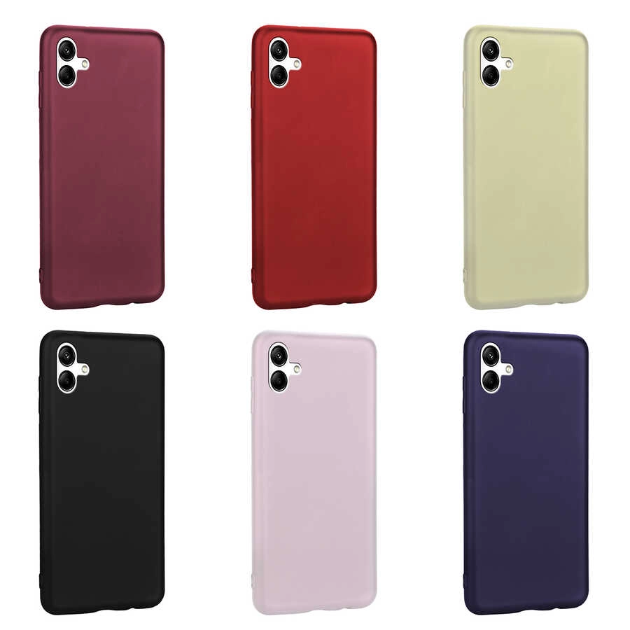 Galaxy Uyumlu A04 Kılıf Zore Premier Silikon Kapak