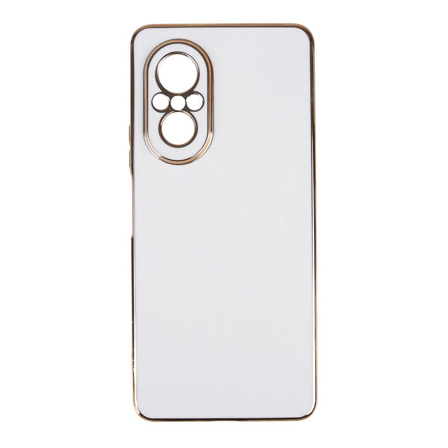 Huawei Uyumlu Nova 9 SE Kılıf Zore Bark Kapak-Beyaz