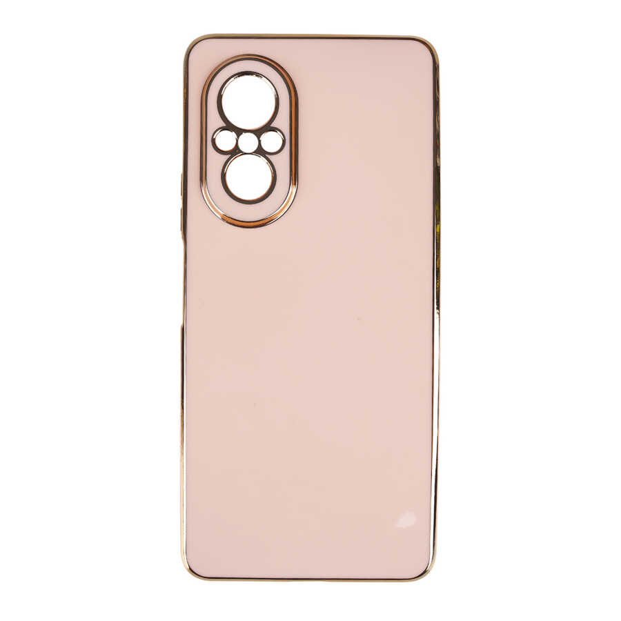Huawei Uyumlu Nova 9 SE Kılıf Zore Bark Kapak-Rose gold