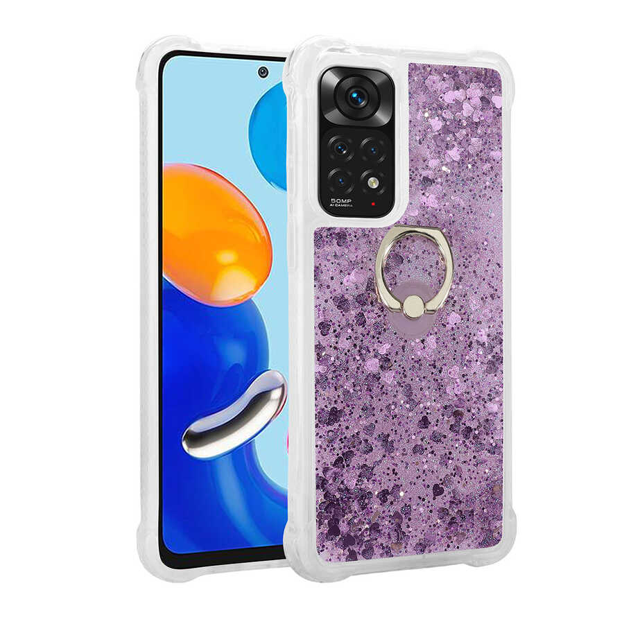Xiaomi Uyumlu  Redmi Note 11 Global Kılıf Zore Milce Kapak-Mor