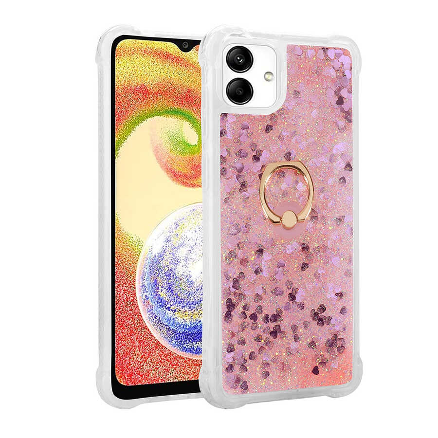 Galaxy Uyumlu A04 Kılıf Zore Milce Kapak-Pembe