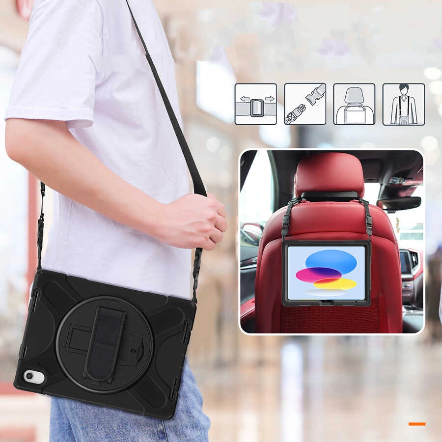 iPad Uyumlu 10.9 2022 (10.Nesil) Zore Defender Tablet Silikon