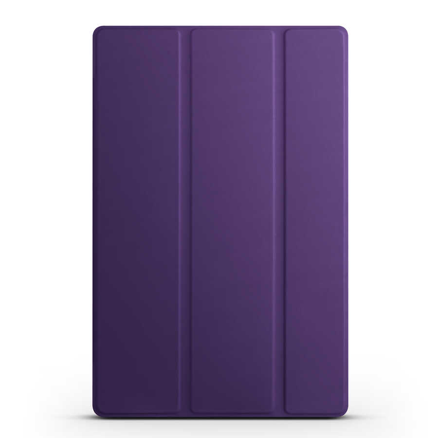 iPad Uyumlu 10.9 2022 (10.Nesil) Zore Smart Kapak Standlı 1-1 Kılıf-Mor