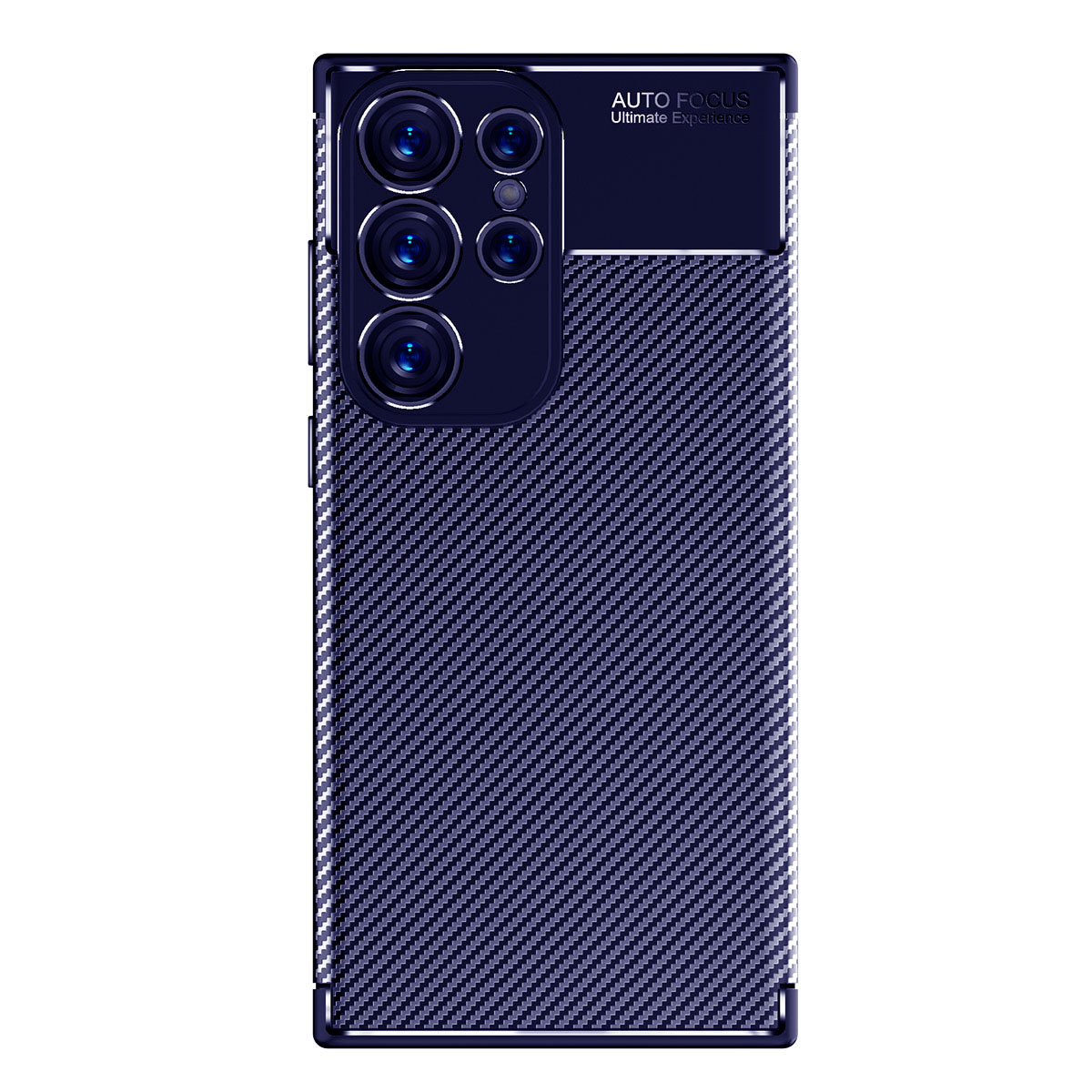 Galaxy Uyumlu S23 Ultra Kılıf Zore Negro Silikon Kapak-Lacivert