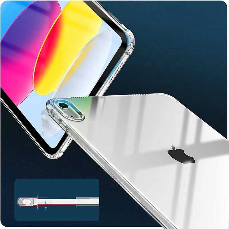 iPad Uyumlu 10.9 2022 (10.Nesil) Kılıf Zore Tablet Nitro Anti Shock Silikon Kapak
