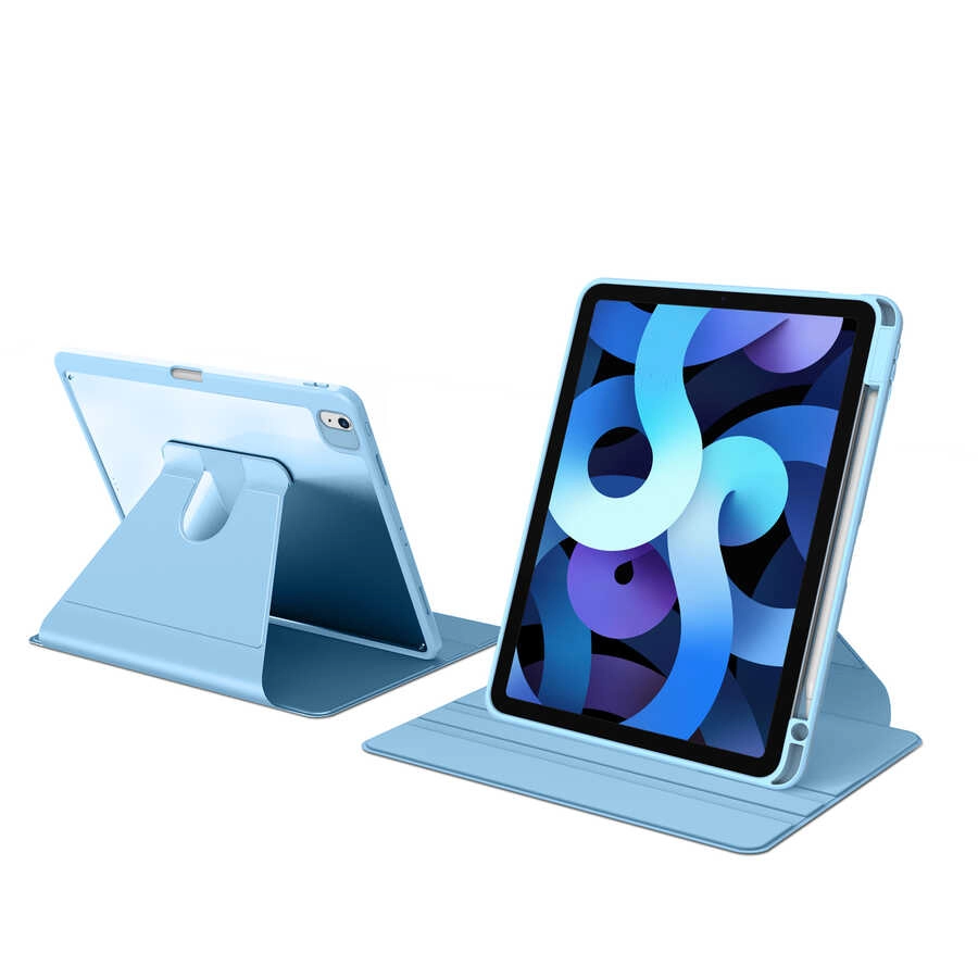 iPad Uyumlu 10.9 2022 (10.Nesil) Kılıf Zore Nayn Dönebilen Standlı Kılıf