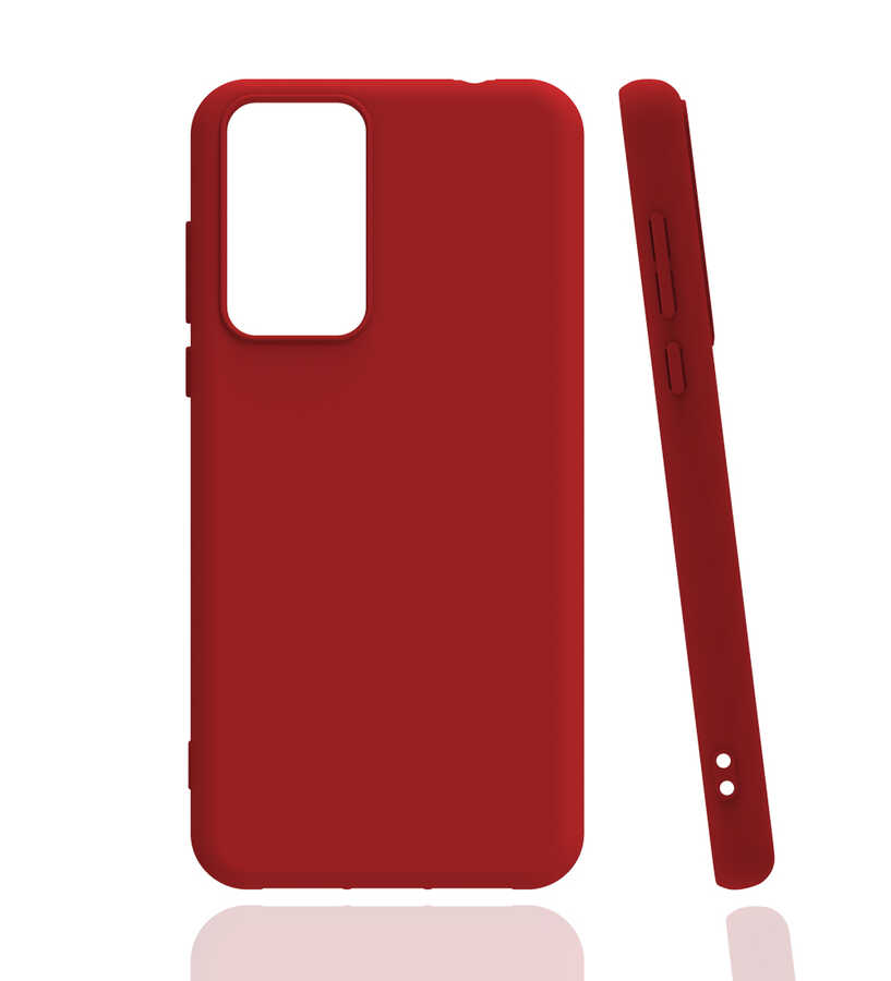Xiaomi Uyumlu  Mi 12T Pro Kılıf Zore Biye Silikon-Kırmızı