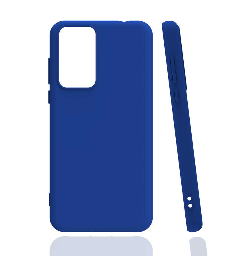 Xiaomi Uyumlu  Mi 12T Pro Kılıf Zore Biye Silikon-Mavi