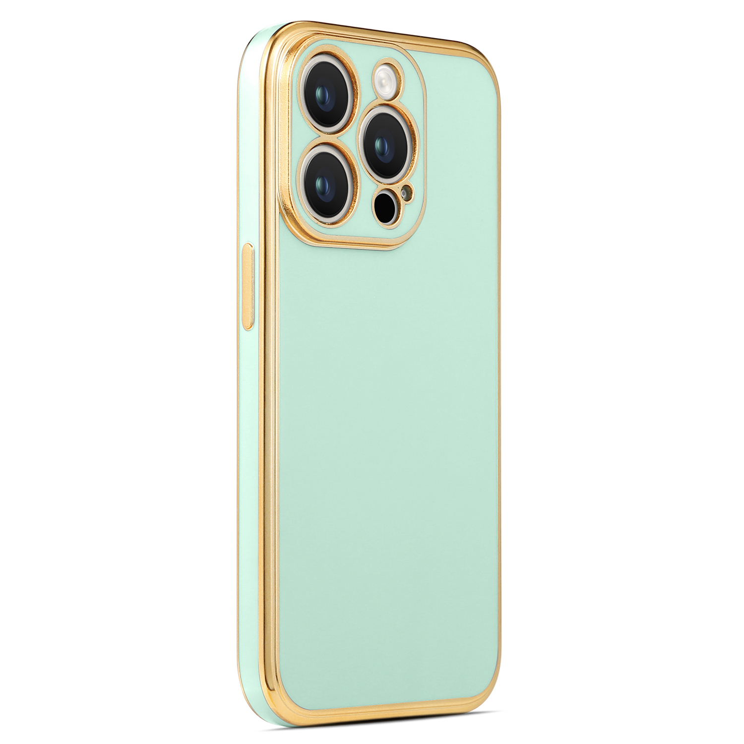 iPhone Uyumlu 14 Pro Kılıf Zore Bark Kapak-Açık yeşil