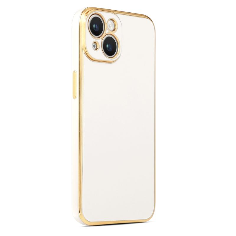 iPhone Uyumlu 14 Plus Kılıf Zore Bark Kapak-Beyaz