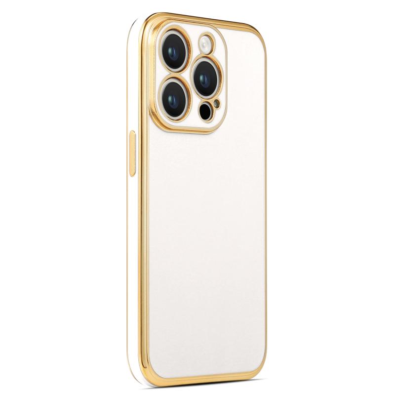 iPhone Uyumlu 14 Pro Max Kılıf Zore Bark Kapak-Beyaz