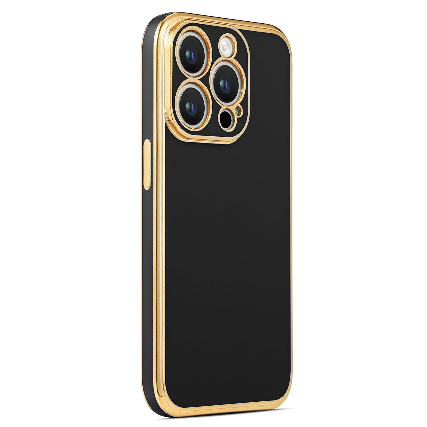 iPhone Uyumlu 14 Pro Max Kılıf Zore Bark Kapak-Siyah