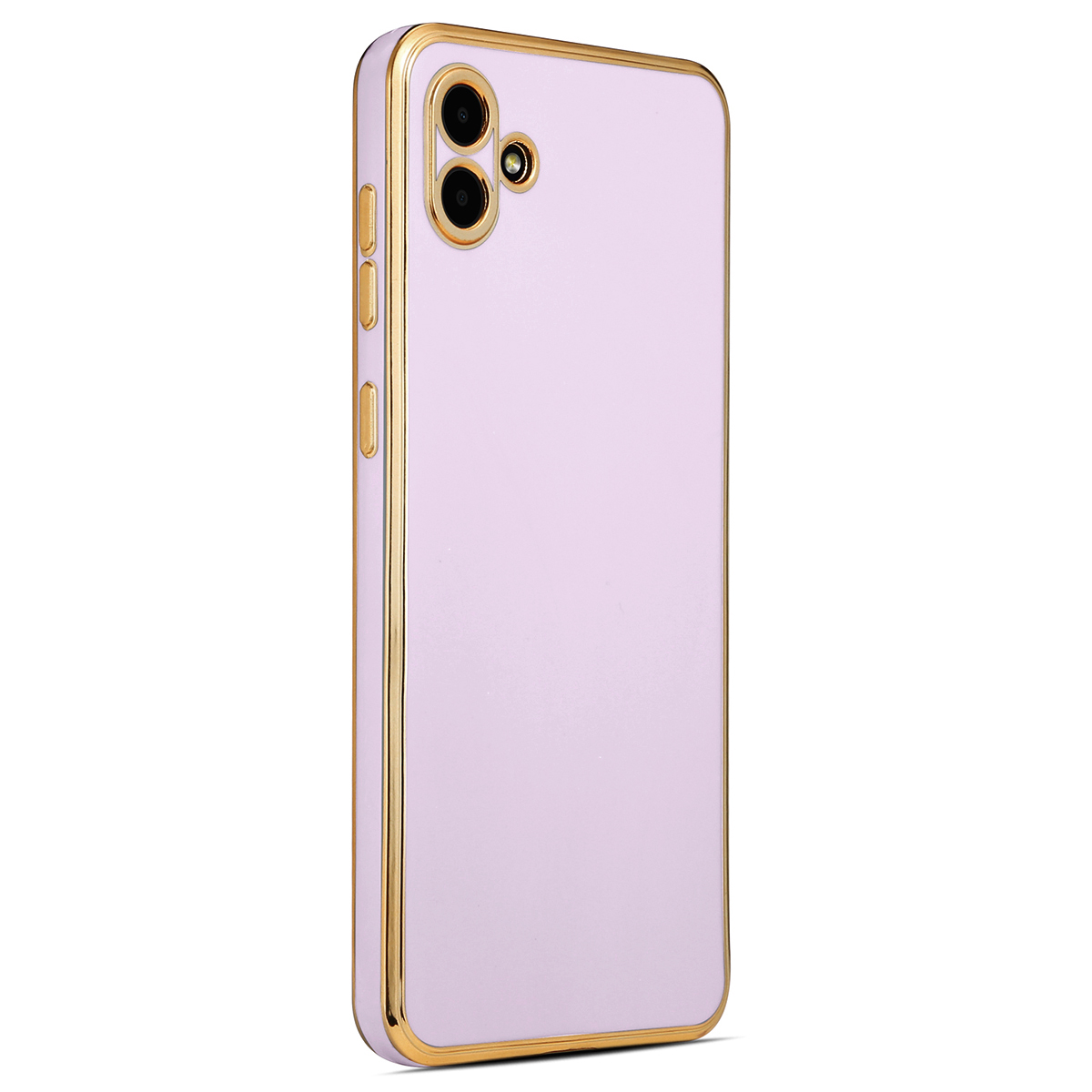 Galaxy Uyumlu A04 Kılıf Zore Bark Kapak-Lila