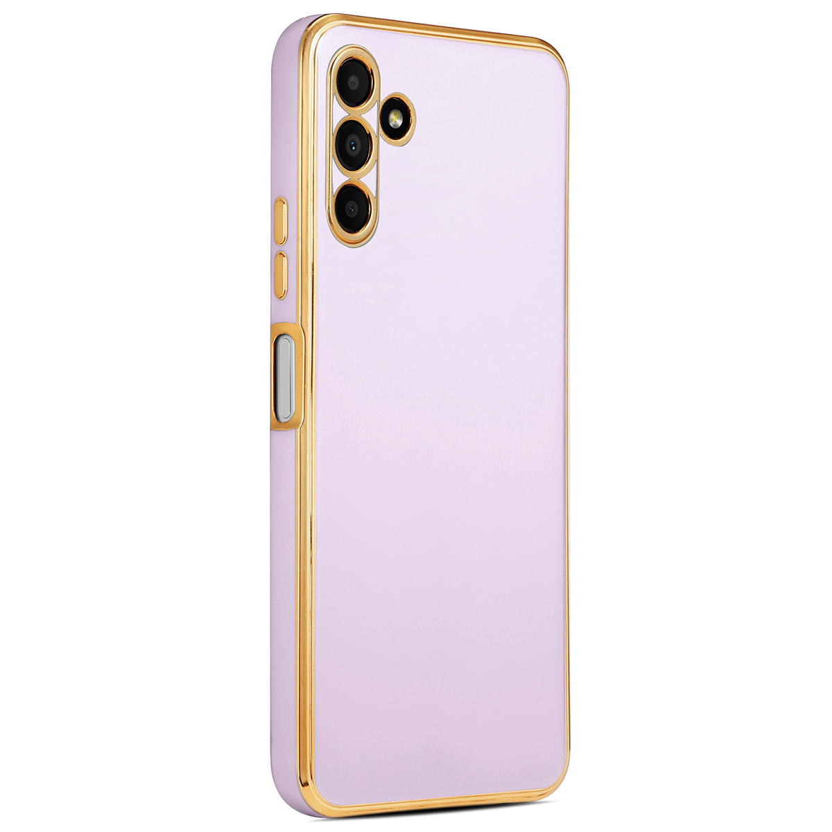 Galaxy Uyumlu A04S Kılıf Zore Bark Kapak-Lila