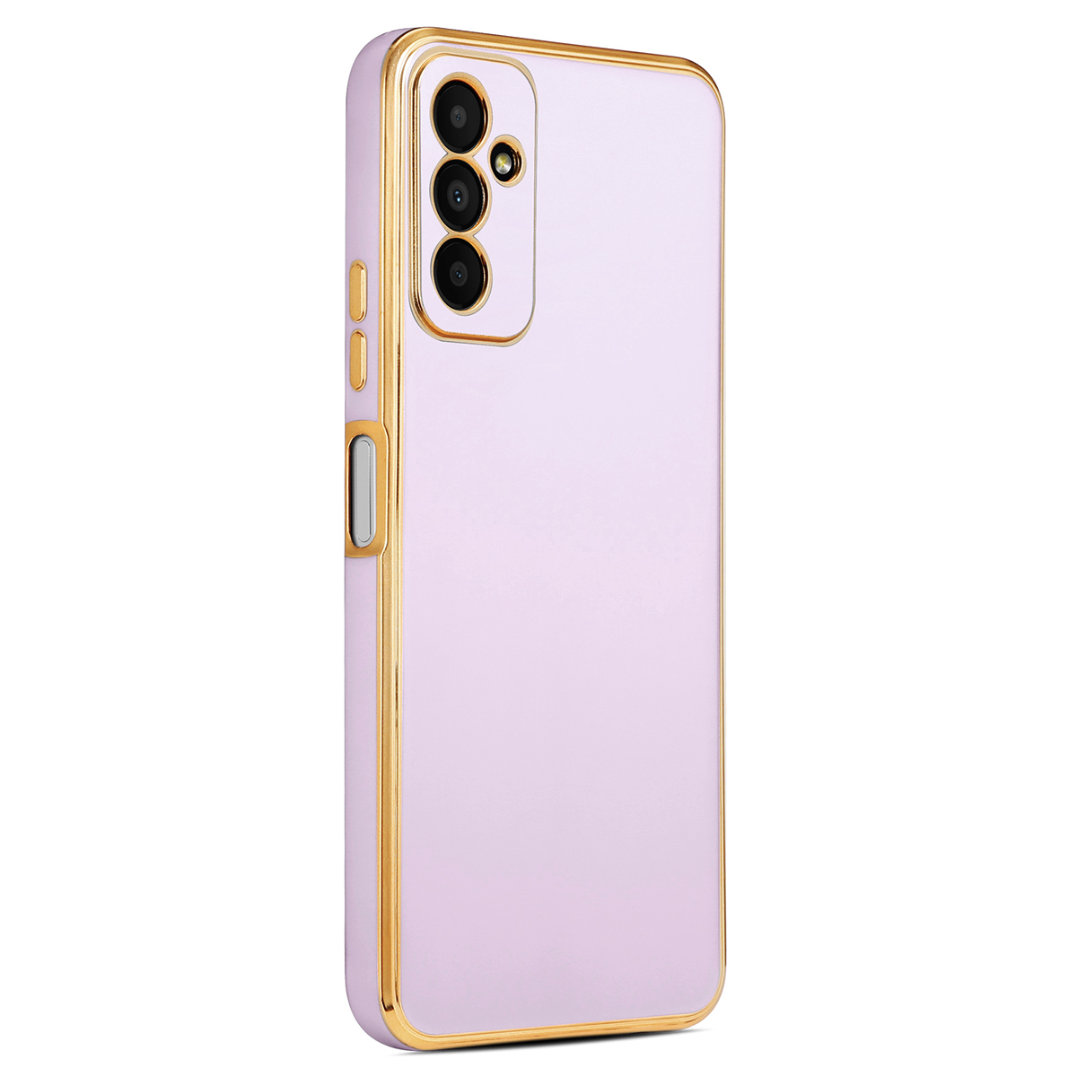 Galaxy Uyumlu M23 Kılıf Zore Bark Kapak-Lila