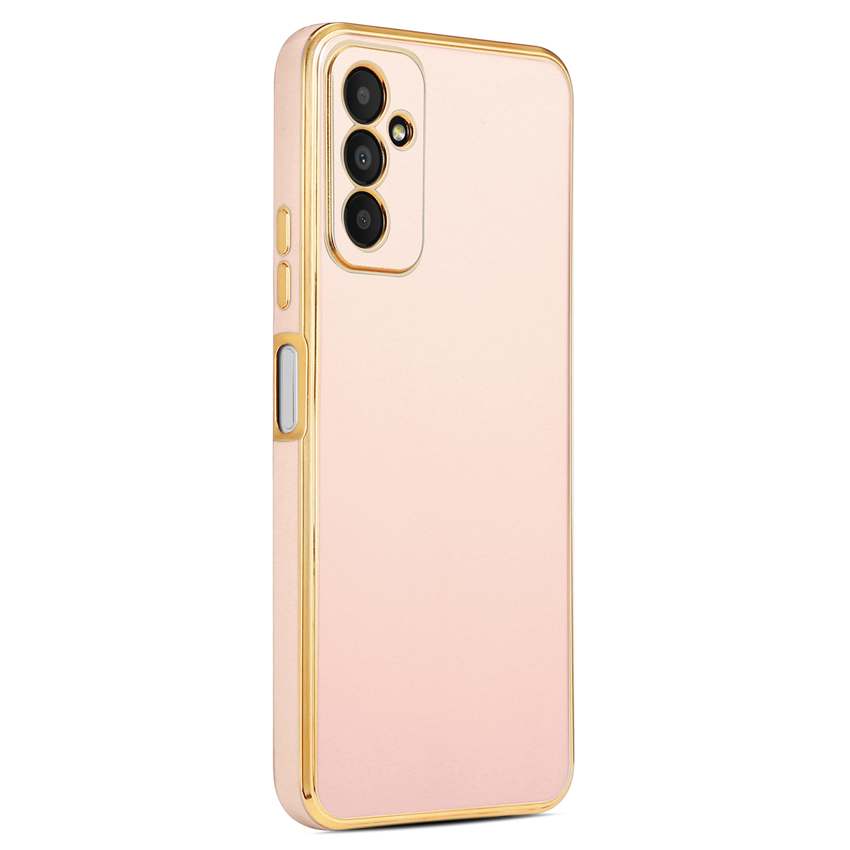 Galaxy Uyumlu M23 Kılıf Zore Bark Kapak-Rose gold