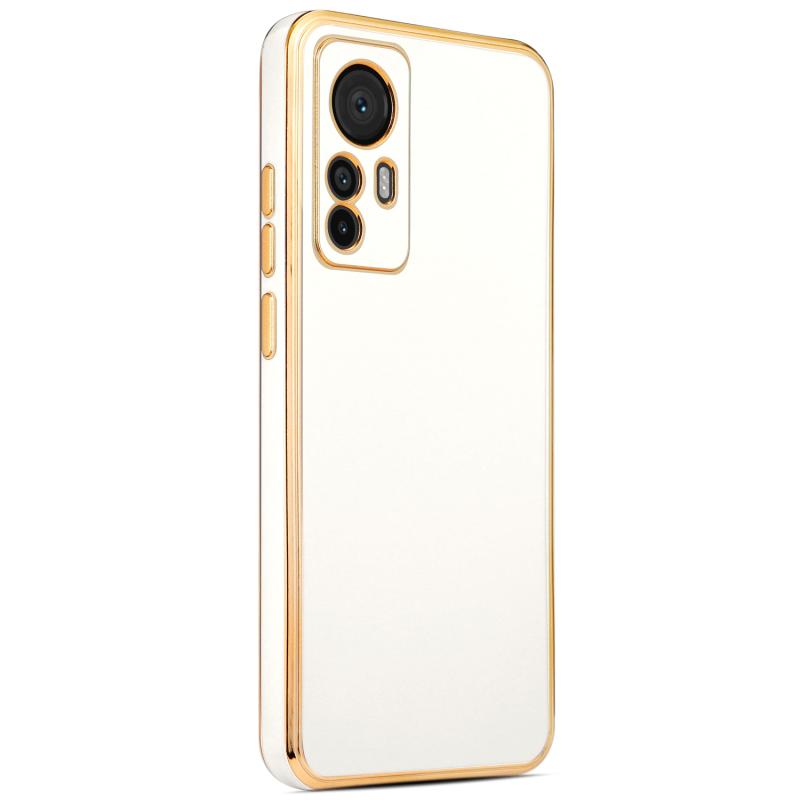 Xiaomi Uyumlu  Mi 12T Pro Kılıf Zore Bark Kapak-Beyaz