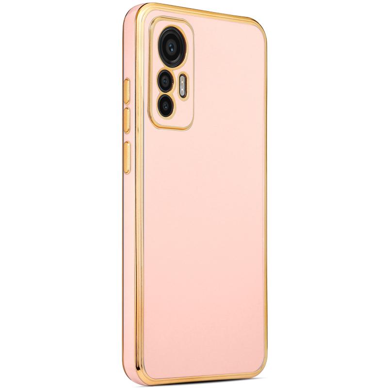 Xiaomi Uyumlu  Mi 12 Lite Kılıf Zore Bark Kapak-Rose gold
