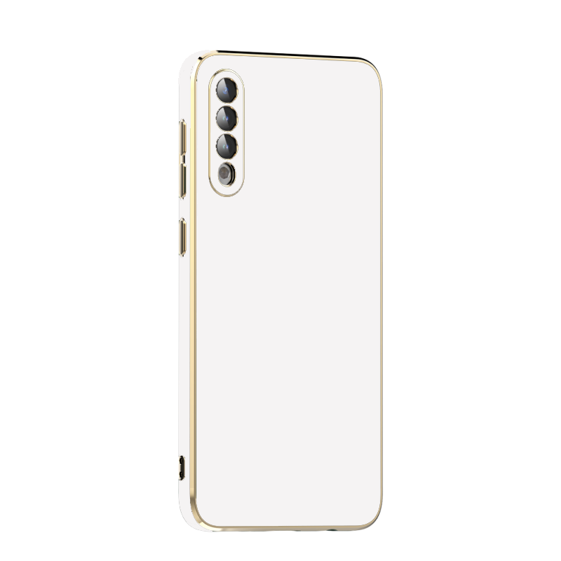 Galaxy Uyumlu A50 Kılıf Zore Bark Kapak-Beyaz