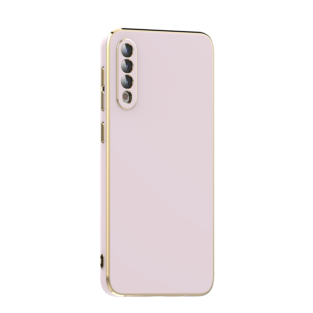 Galaxy Uyumlu A50 Kılıf Zore Bark Kapak-Rose gold