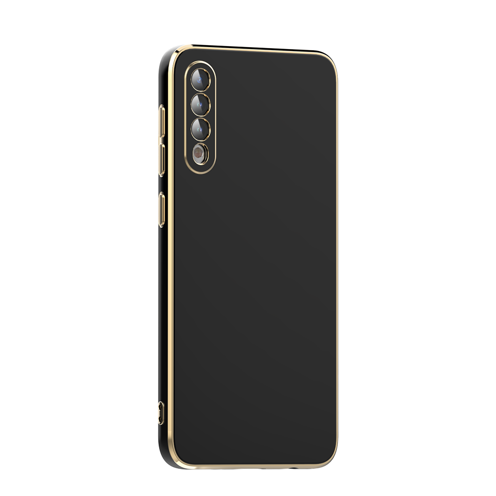 Galaxy Uyumlu A50 Kılıf Zore Bark Kapak-Siyah