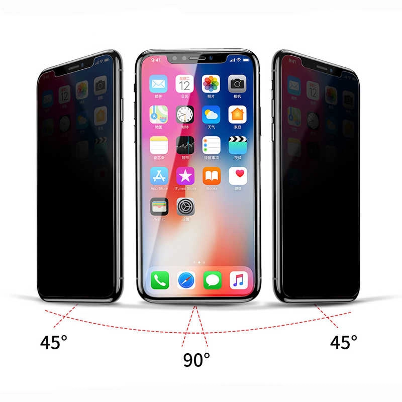 iPhone Uyumlu X ​​​​​​​​​​​​Zore Rika Premium Hayalet Temperli Cam Ekran Koruyucu