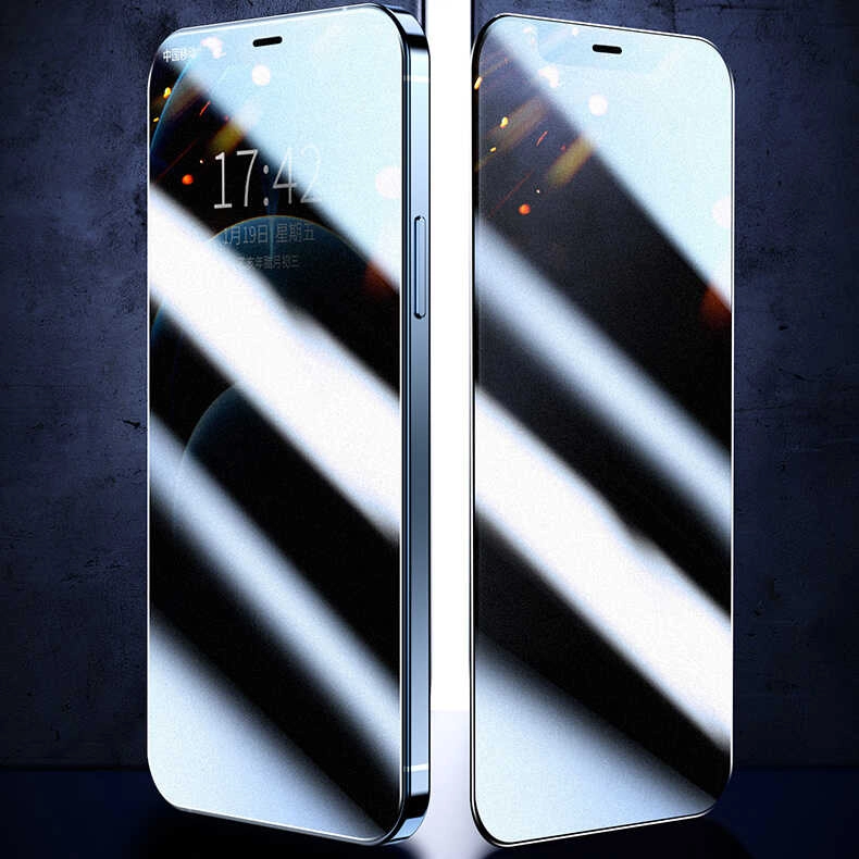 iPhone Uyumlu 12 Pro Zore Rika Premium Hayalet Temperli Cam Ekran Koruyucu