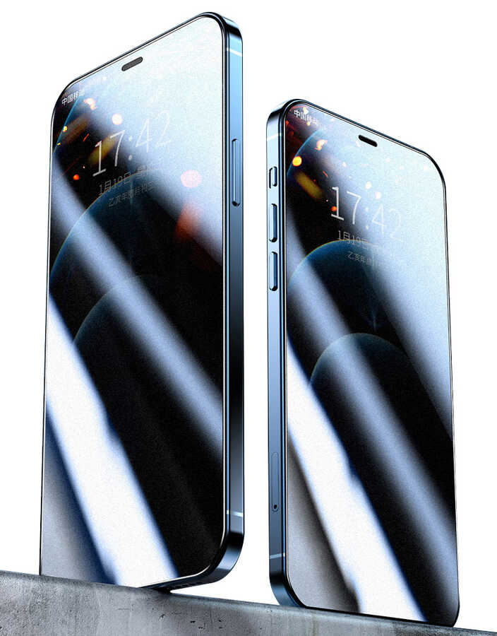 iPhone Uyumlu 14 Pro Max Zore Rika Premium Hayalet Temperli Cam Ekran Koruyucu