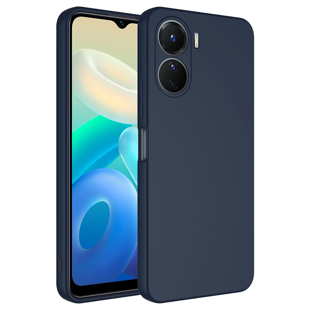 Vivo Y16 Kılıf Zore Mara Lansman Kapak-Lacivert