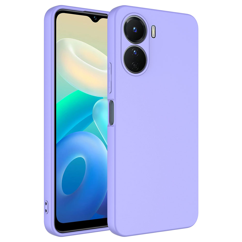Vivo Y16 Kılıf Zore Mara Lansman Kapak-Lila